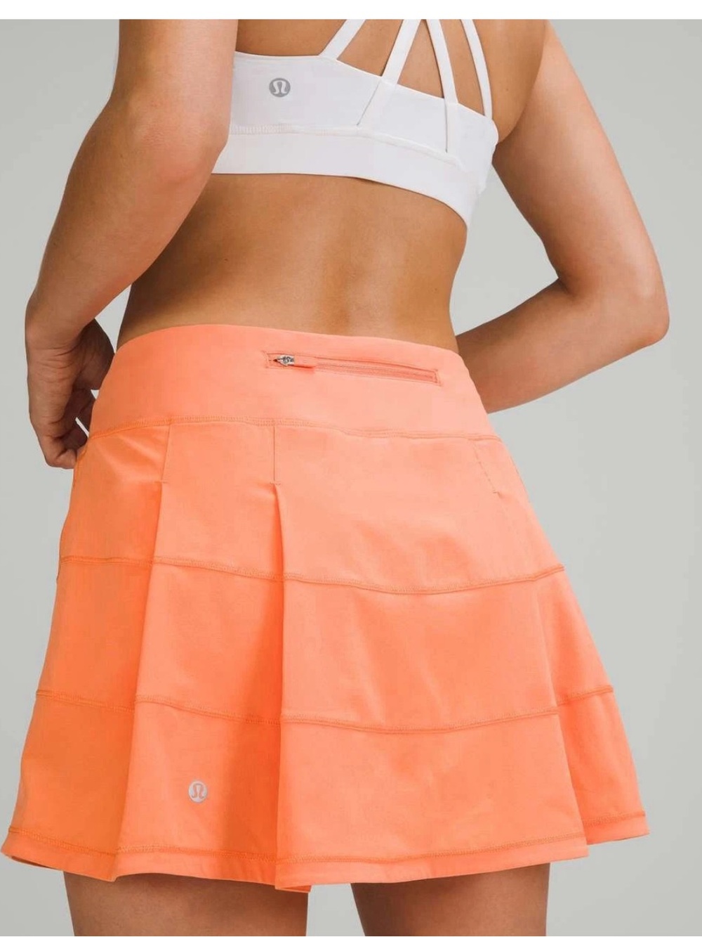 Lululemon Pace Rival Mid-Rise Athletic Skort Size 6 Golden Apricot
